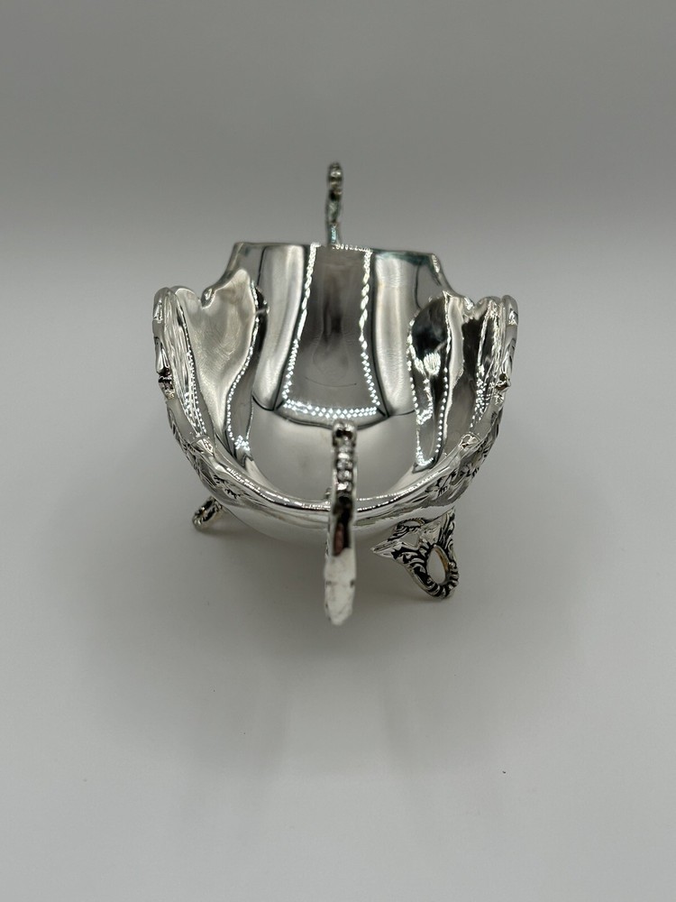Vintage Godinger Silver Art Co. Tri-footed Snack/Nut/Candy Dish - Silver Plate