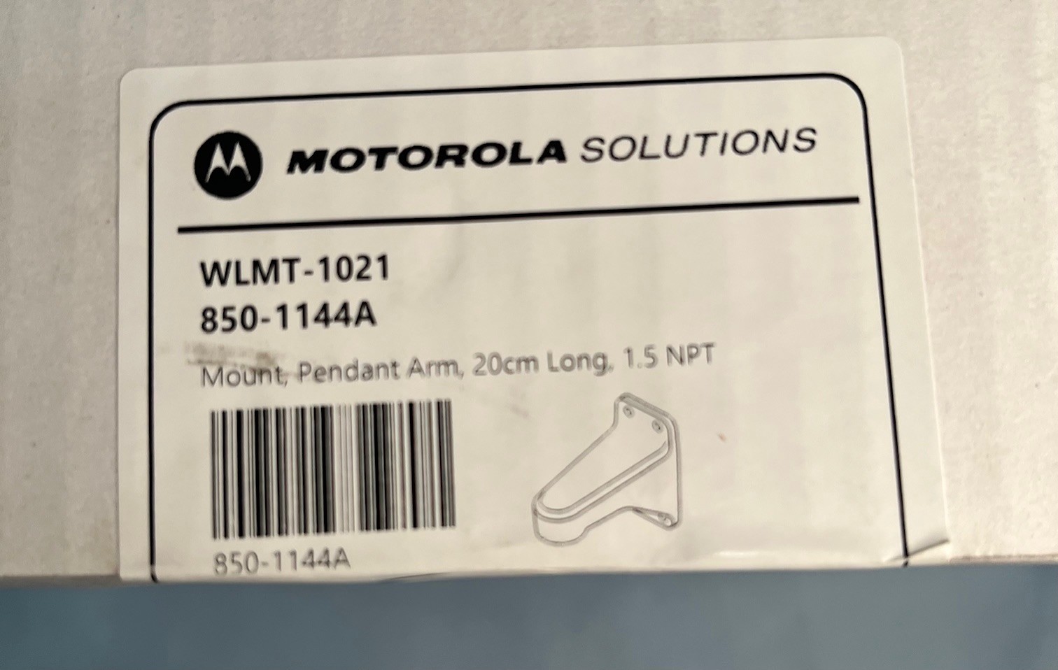 NEW MOTOROLA WLMT-1021  PENDANT ARM MOUNT /   850-1144A New in Box / Sealed