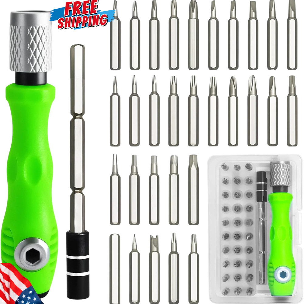 33 in 1 Small Precision Screwdriver Set, Magnetic Mini Screwdriver Set
