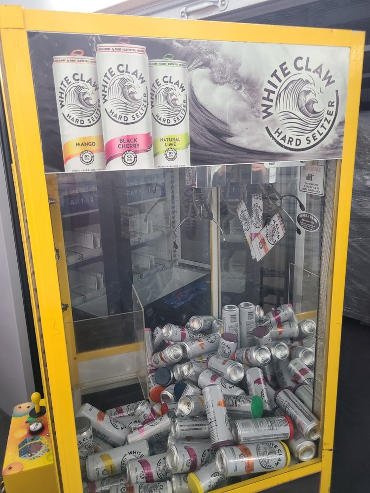 TOY PLUSH CRANE MACHINE WHITE CLAW