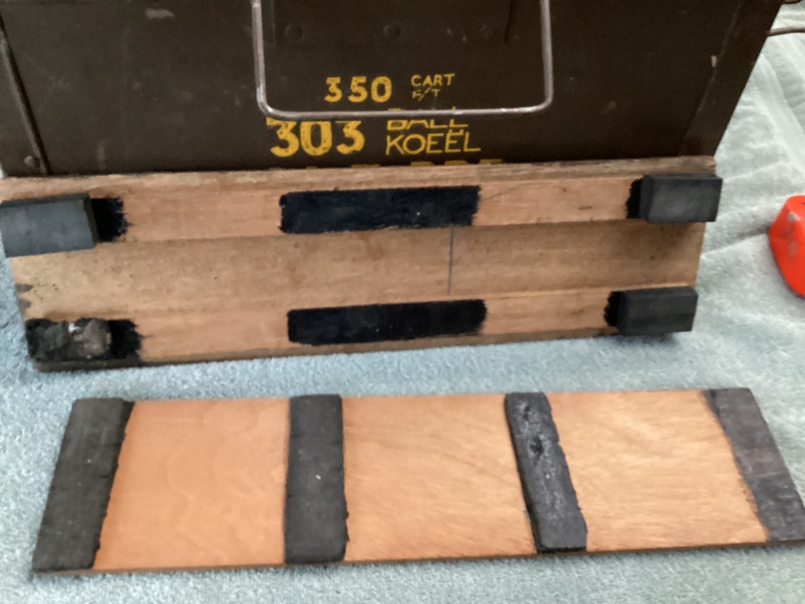 BRITISH 303 BALL MK 7 350 CARTRIDGE WOOD CRATE AMMO BOX MILITARY 1945