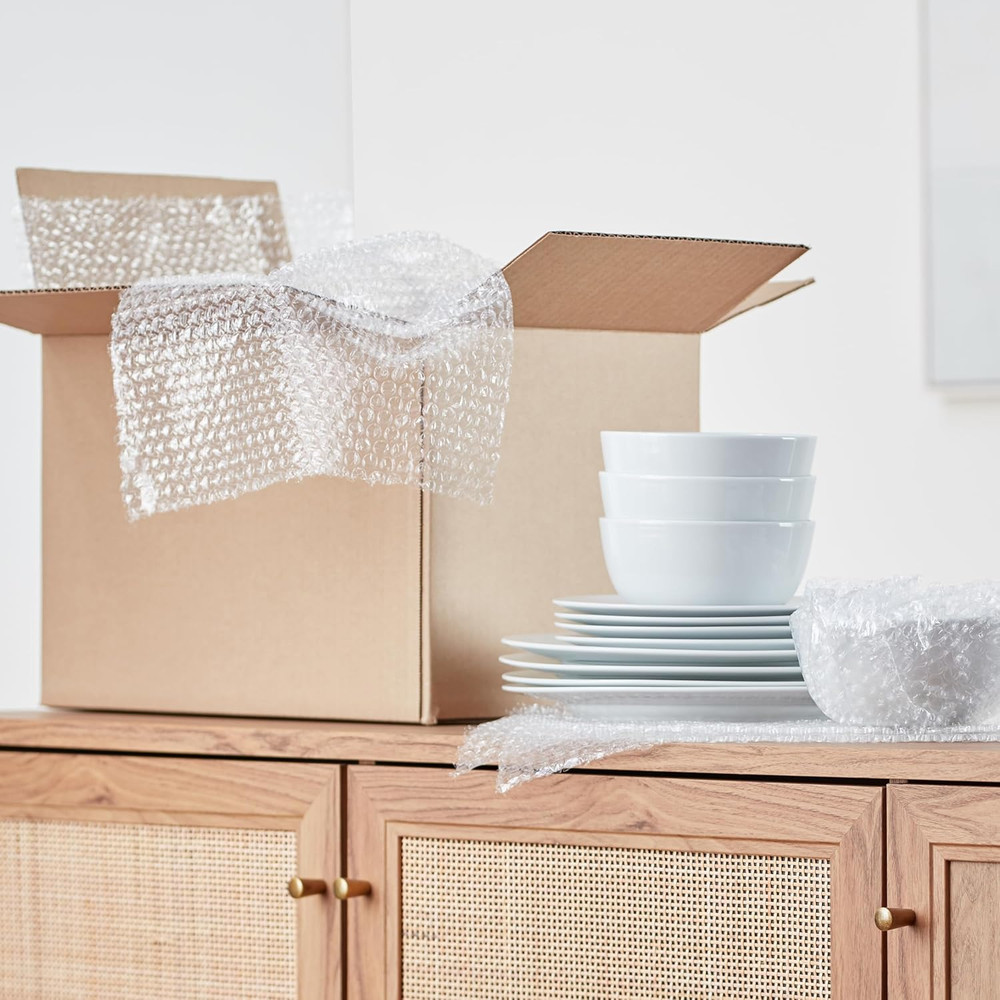 Bubble Wrap for Moving, Packing, Shipping and Storage, Perforated Protective Cus