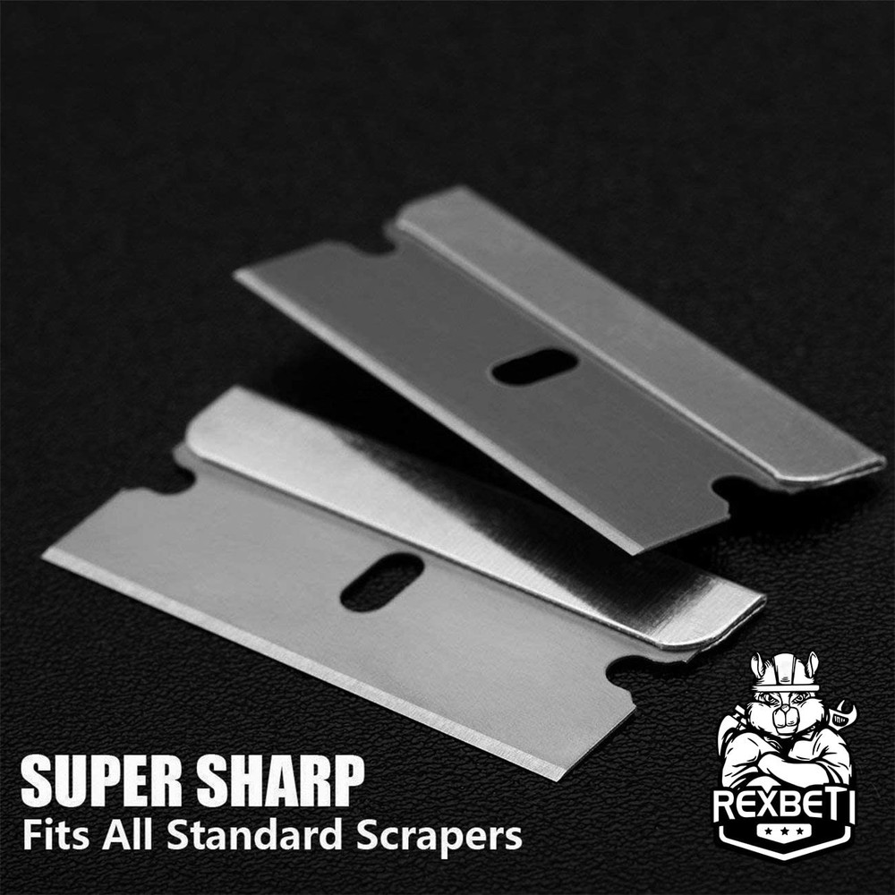 600PCS Box Cutter Blades, Glass Scraper Replacement Blades
