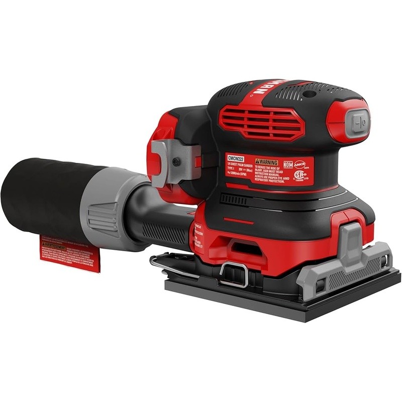 Variable Speed Sander 9000-12000 OPM Dust Collection Lightweight Battery Powered