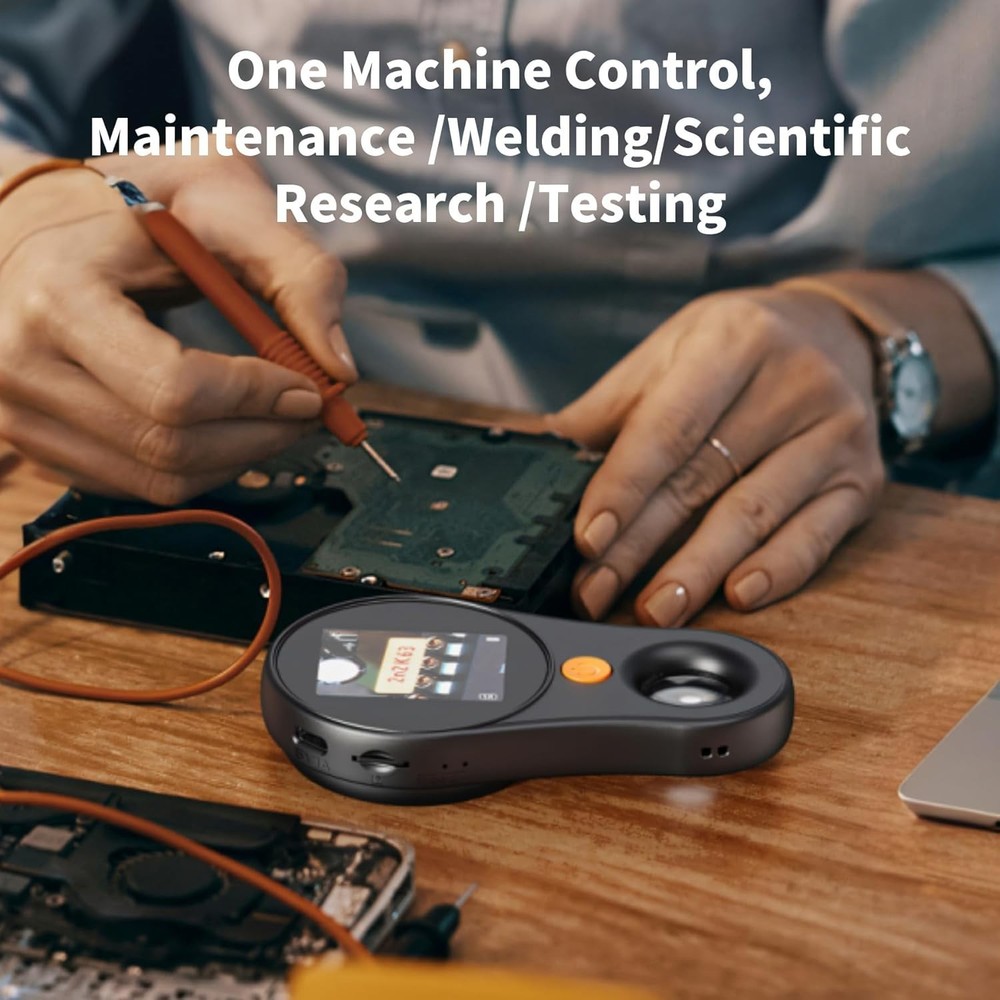 Compact 500X Magnification Microscope with 2.0'' IPS Screen & Easy USB Access