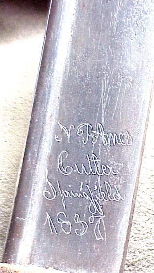 Original Model 1833 Ames U.S. DRAGOON SABER