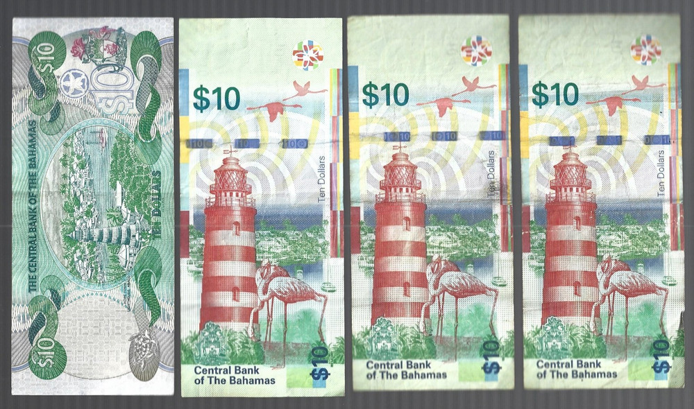 Bahamas ❤️💥assorted 22 spendable notes ... Total: $169 ✨✌️ lot #5210