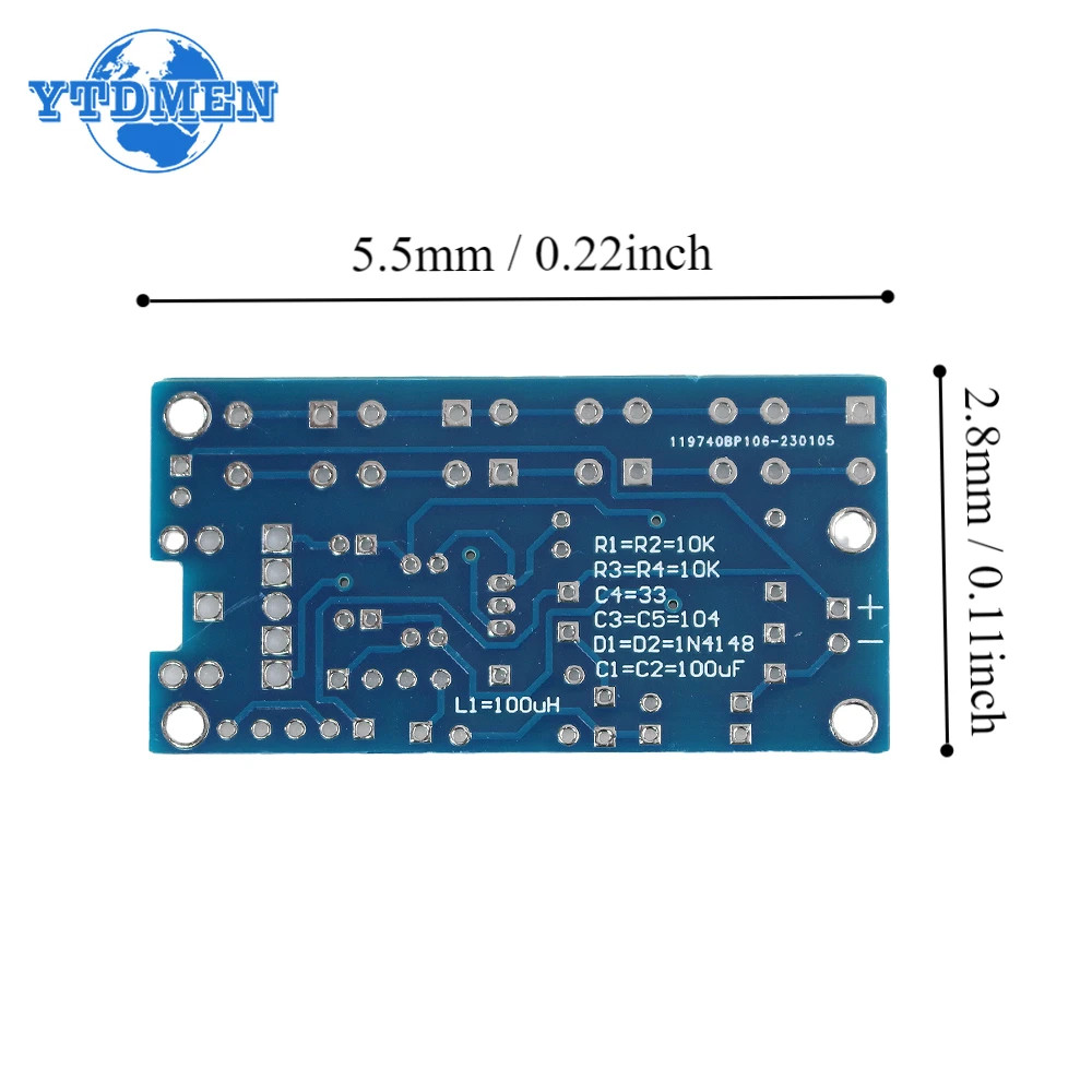 76-108MHz Wireless FM Radio Receiver Module 1.8-3.6V DIY Stereo PCB Kit