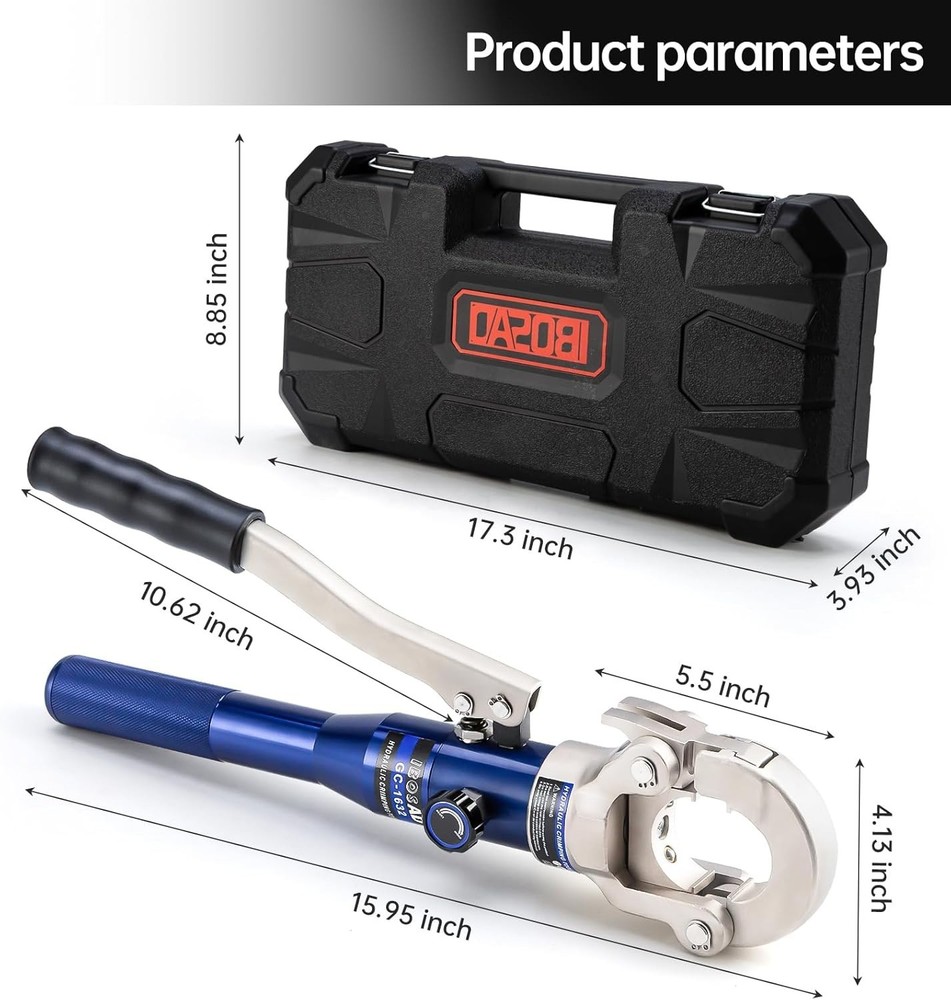 Portable Copper Pipe Crimping Tool with Ergonomic Grip & Pipe Cutting Function