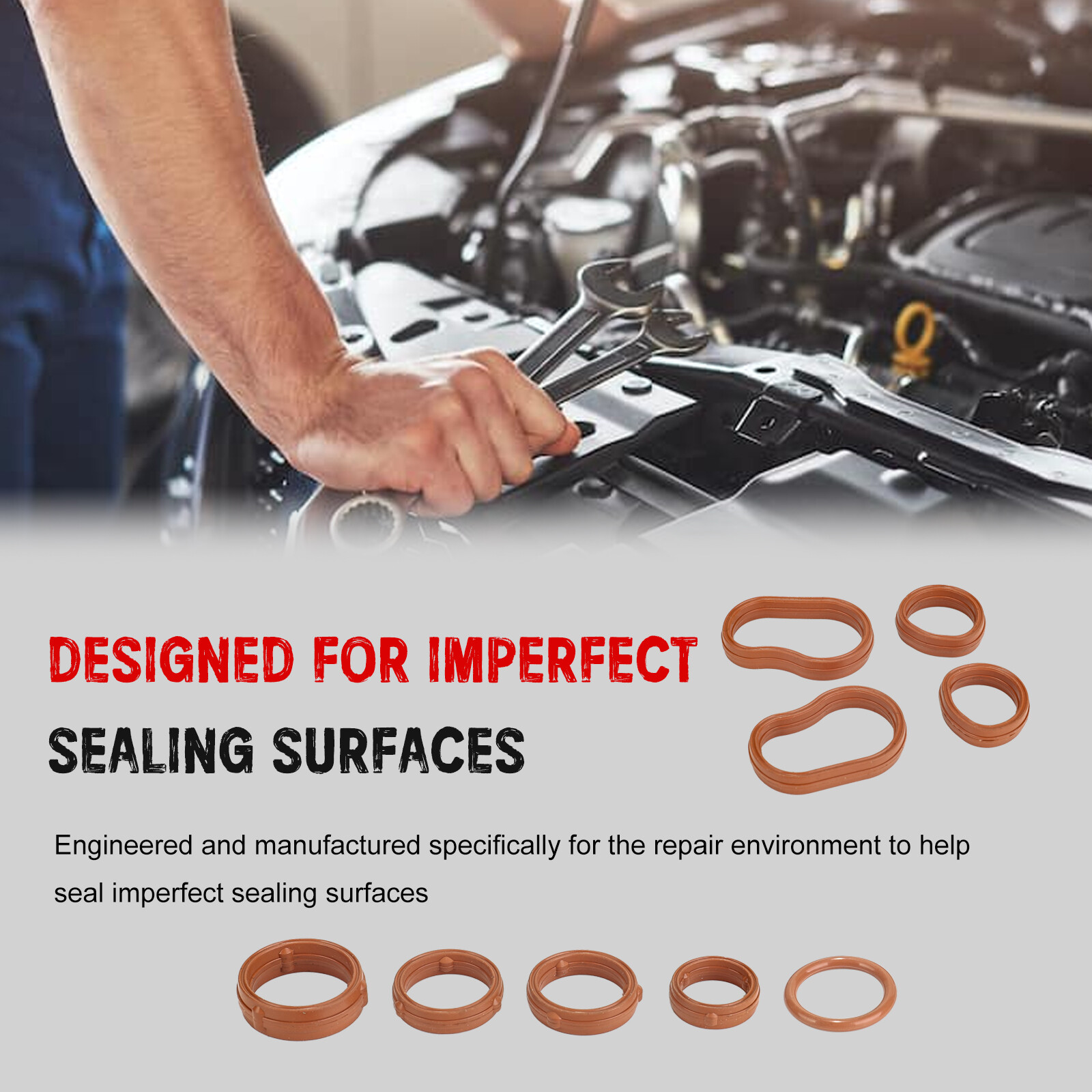 Oil Filter Adapter O-Ring Kit For 11-13 Chrysler 300 Jeep Wrangler Dodge Durango