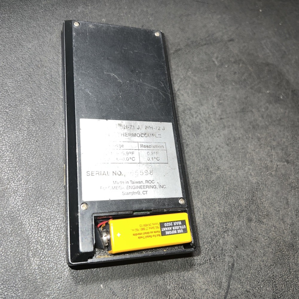 Omega Model HH-71 TH J Microcomputer Thermometer (No thermistor)