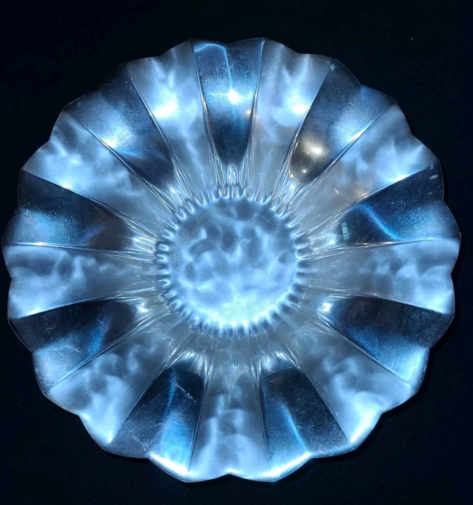 Vintage WMF IKORA Germany Polished Brushed Footed Bowl EP Brass