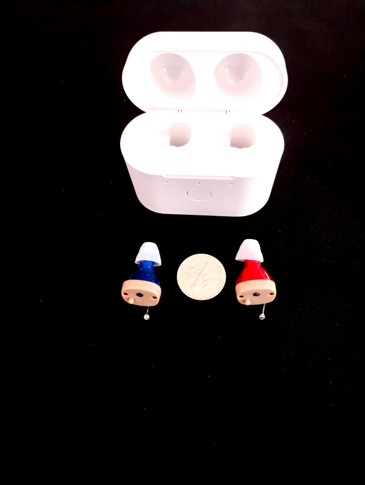RECHARGEABLE tiny digital amplifiers 3 programs NOISE & HIGH FREQUENCY US