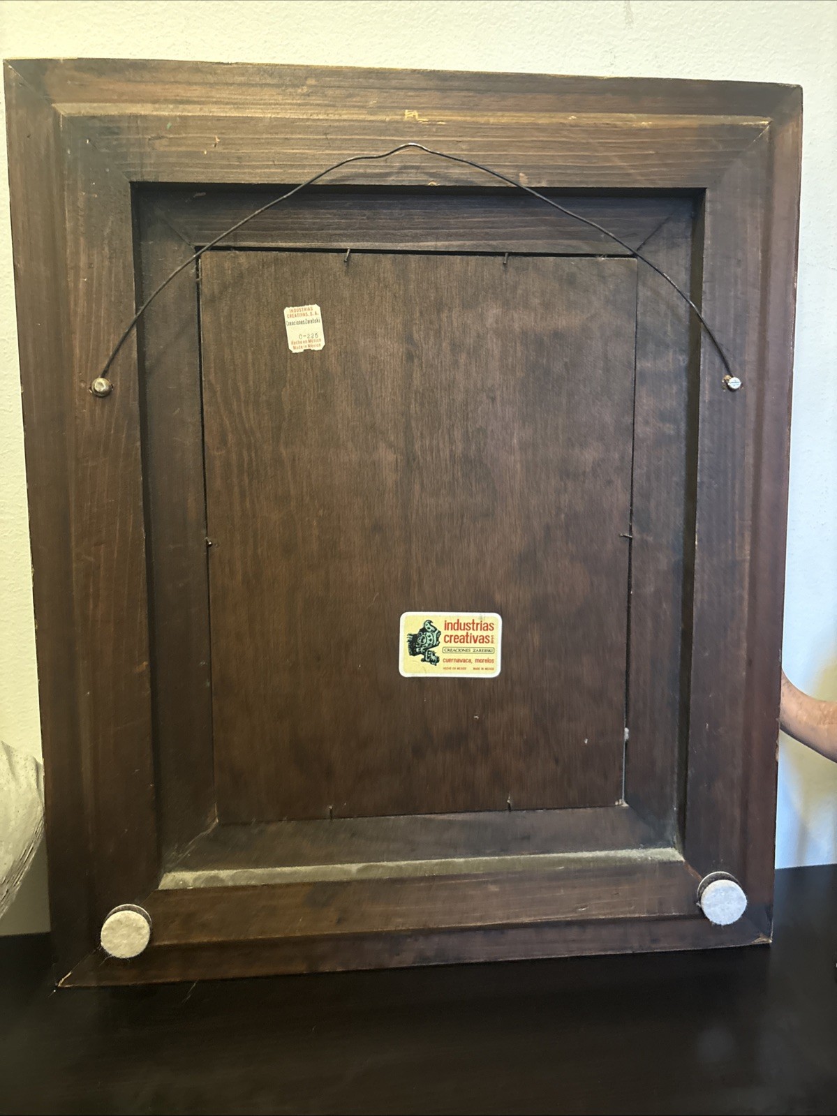 Vintage Mexican Mirror Industrias Creativas Creaciones Zarebski Hang On 20/17