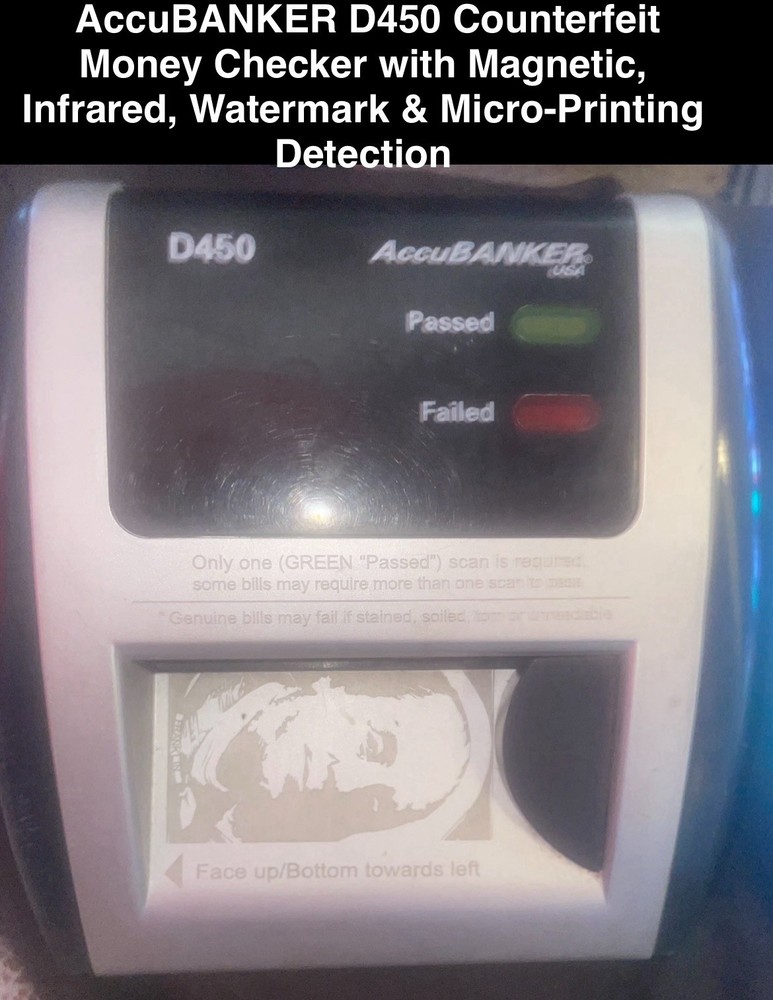 AccuBANKER D450 Counterfeit Bill Detector