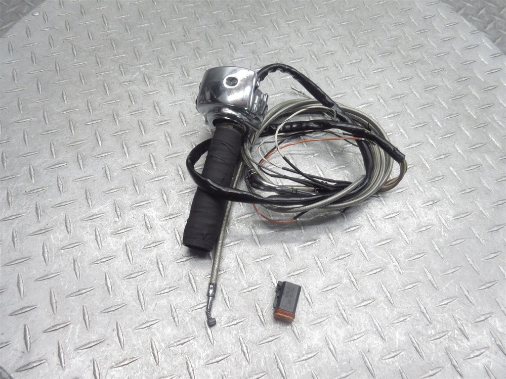 2000 Harley Davidson Softail Deuce FXST Right Switch Throttle Control Cable Lot