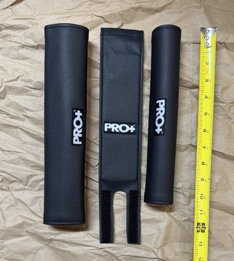 BMX Handlebar, Frame & Stem Pads Black (3 Piece Set)