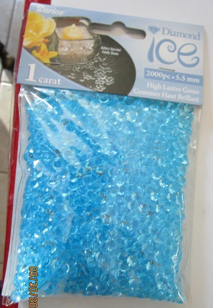 DARICE DIAMOND ICE..2000 PC..HIGH LUSTRE GEMS