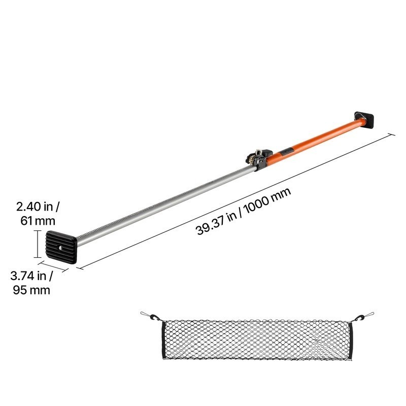 Adjustable Ratcheting Cargo Bar Telescopic Stabilizer Trucks Trailers SUVs New