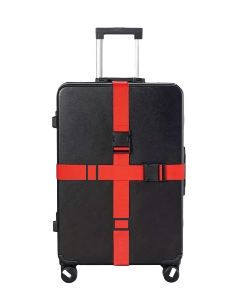 1PC Adjustable Heavy-Duty Luggage Strap Secure Quick-Release Buckle – Durable