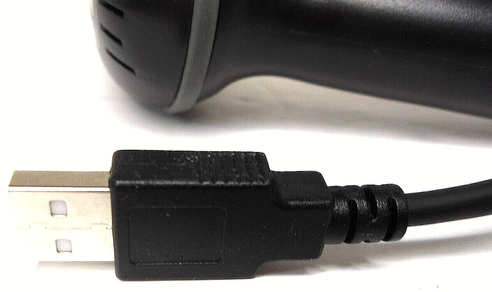 WoneNice Handheld USB Wired Barcode Scanner, Black, Model: WN3300