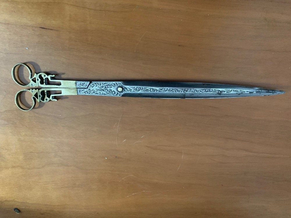 Antique Ottoman Calligraphers Scissors