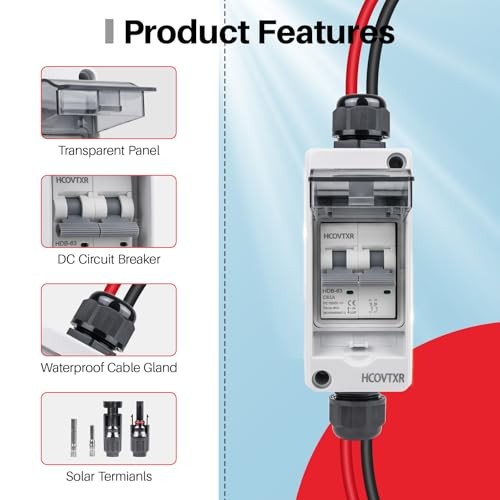 Solar Panel Disconnect Switch 63A 1000V DC PV Disconnect Switch 63Amp 1000VDC
