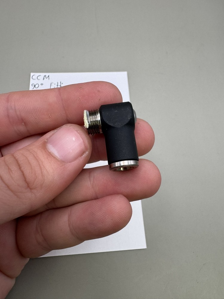 CCM 90 Degree Fitting Matte Black