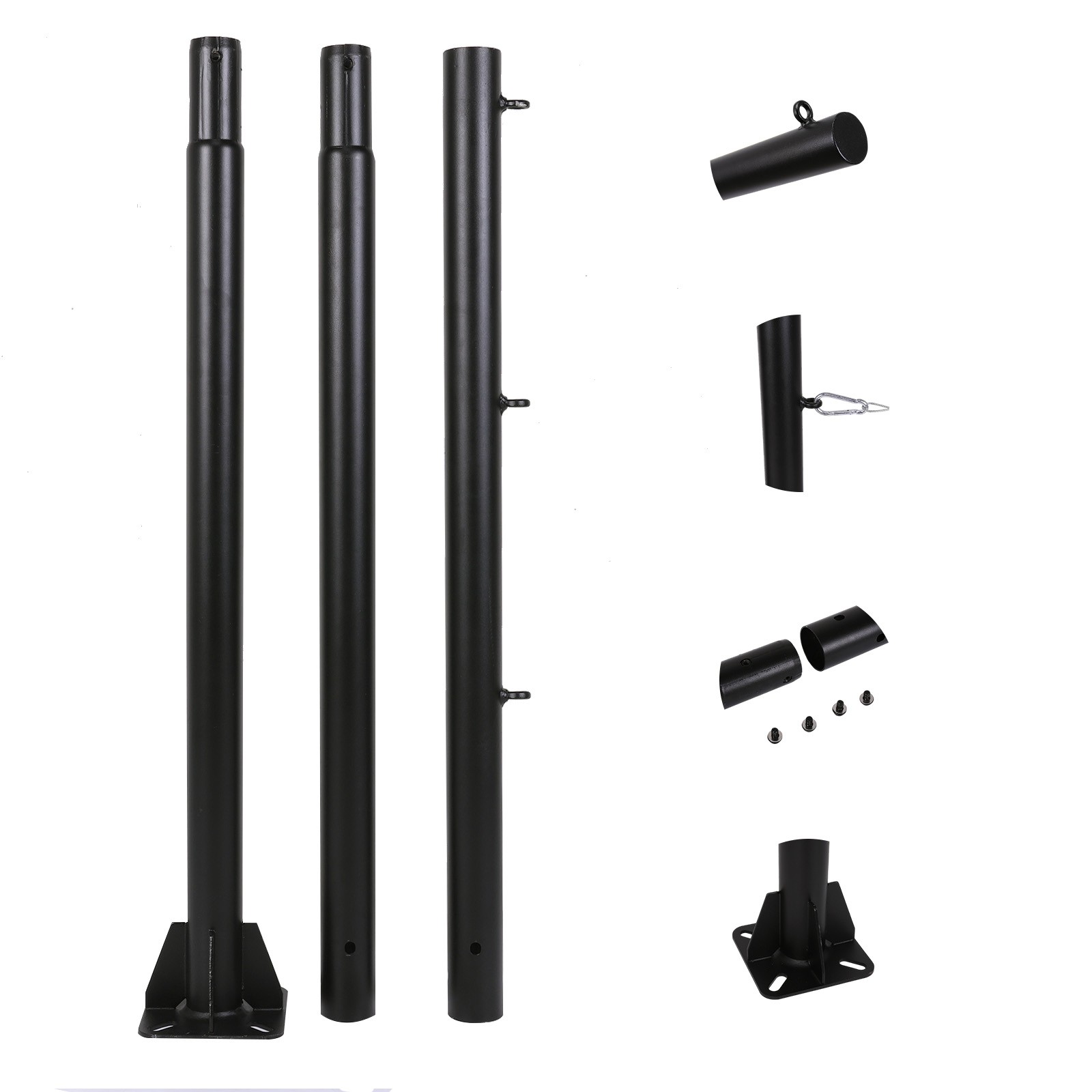 2 Pack 10FT Shade Sail Poles Heavy Duty Shade Sail Post for Garden Yard Backyard