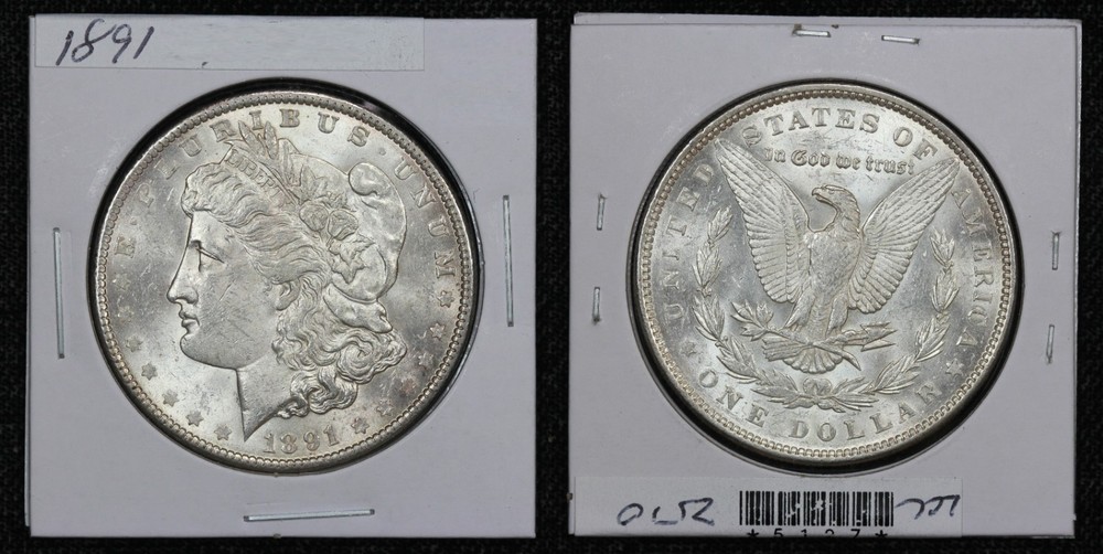 1891 Morgan Dollar BU 5127