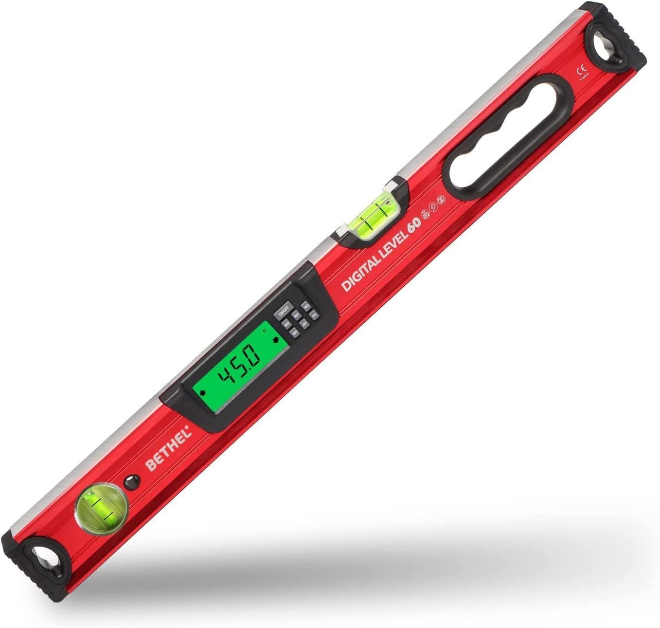 24-Inch Digital Magnetic Level- IP54 Dust and Waterproof Electronic Smart Tool