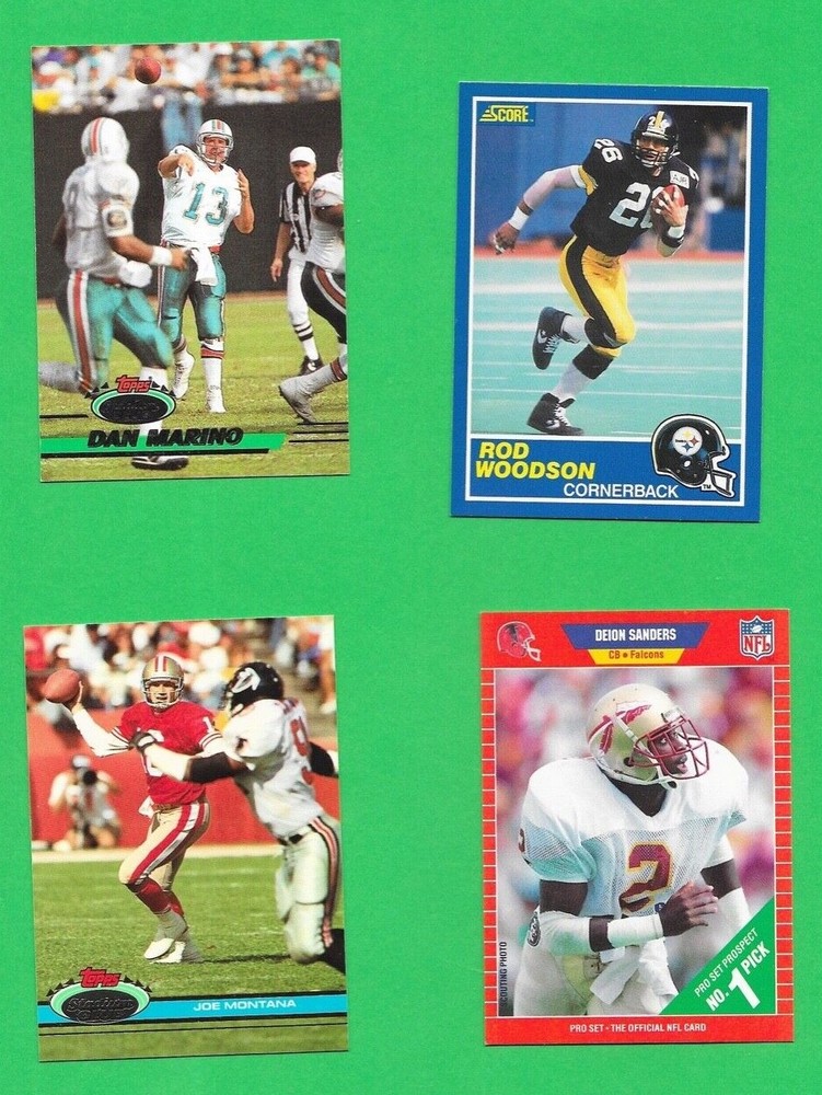 Only $.99 EA!-1981, 1983, 1985, 1987, 1988, 1989 topps, score, st club football!