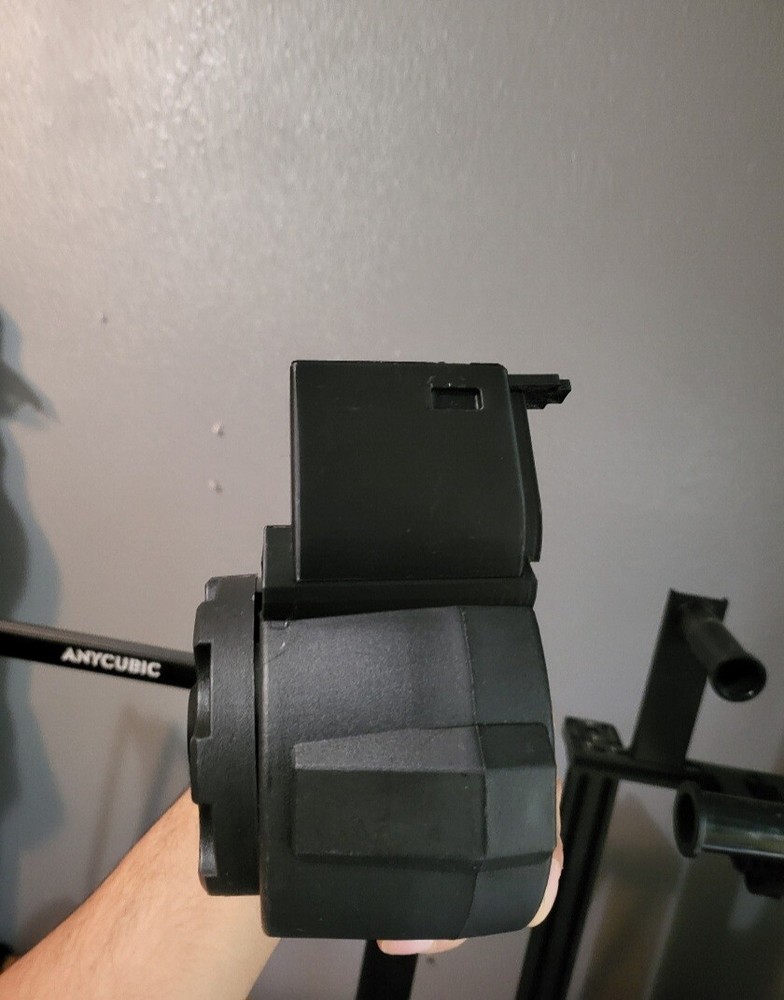 airsoft m249 angel custom drum adapter