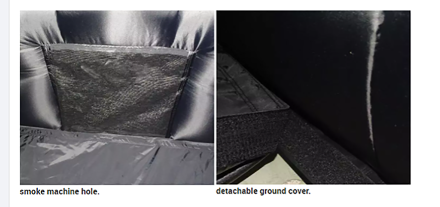 20FT Black Portable Inflatable Night Club Disco Mobile Inflatable Party Tent