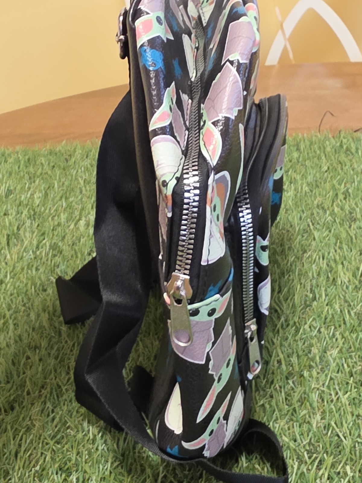 Disney Star Wars The Child Mini Backpack Black Grogu Yoda The Mandalorian NWT