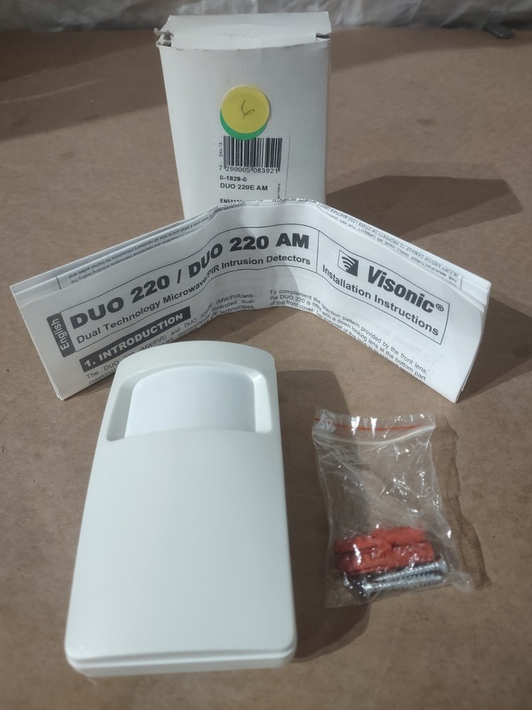 Visonic DUO 220E A M Sensor Detector Free Shipping