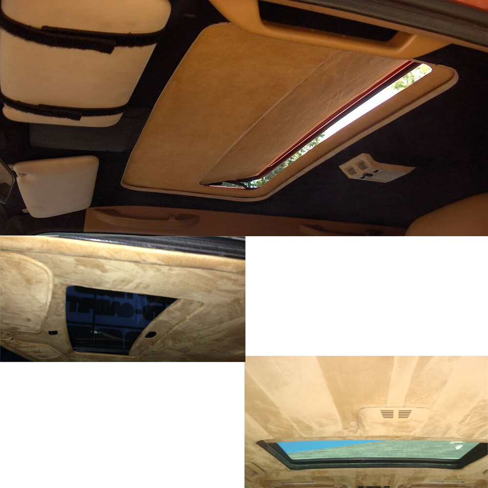 Headliner Fabric Foam Backed Replace Saggy/Aging/Drooping/Torn/Rip Ceiling Beige