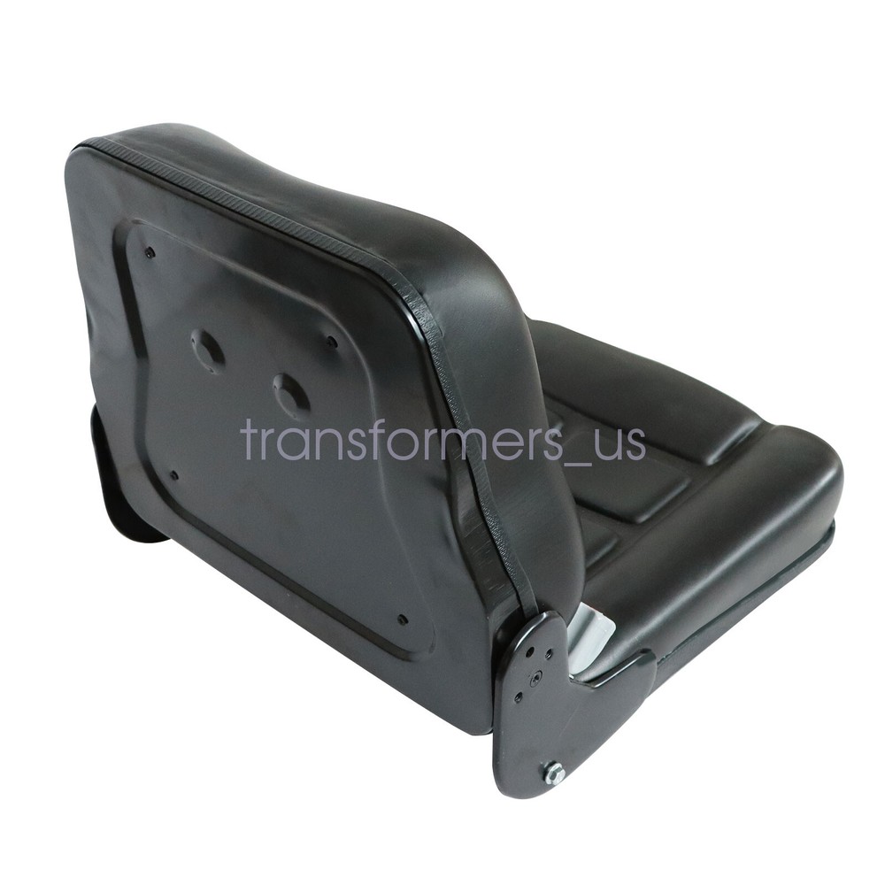 Universal Forklift Seat Fold Down Tractor Seat Adjustable Back & Safebelt