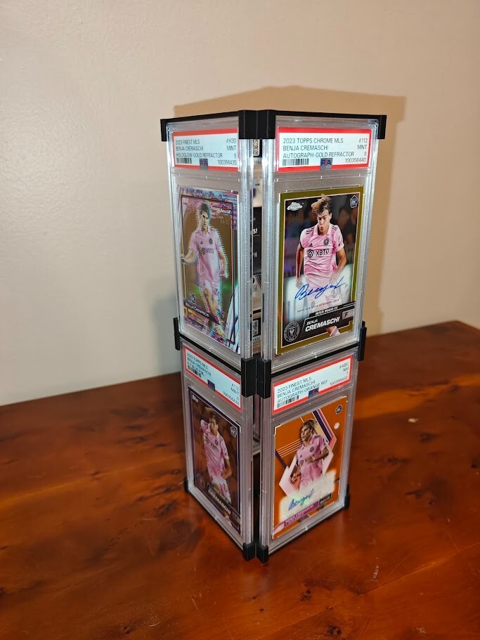PSA Slab Display Easy Stack Black Sports card display