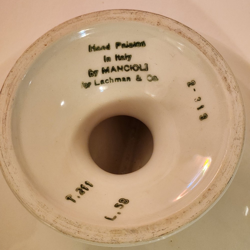 ceramic compote divided pedestal