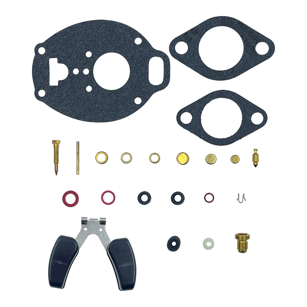 For John Deere M 40 420 430 1020 Economy Carburetor Kit w Float Marvel Schebler