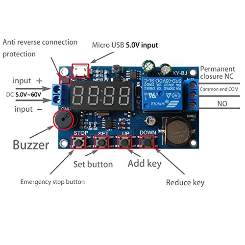 Rea time Timing Relay Module Switch Control Clock Synchronization Delay Timer