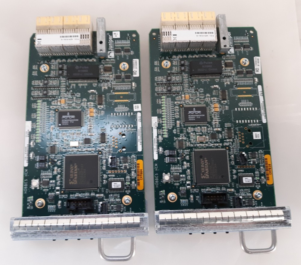 Pair of Juniper HCM-M10I-S IPUCAAGCAA Control Processor Module