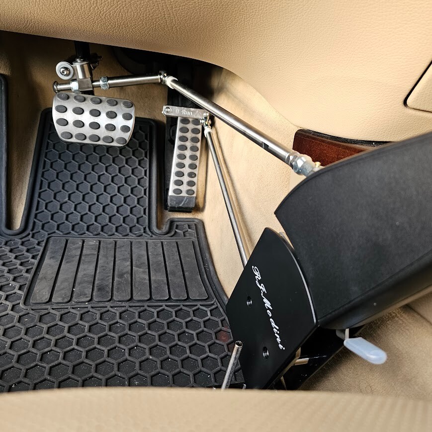 Car hand control A permanent and safe install.For Disabled/Handicap -SCI injured