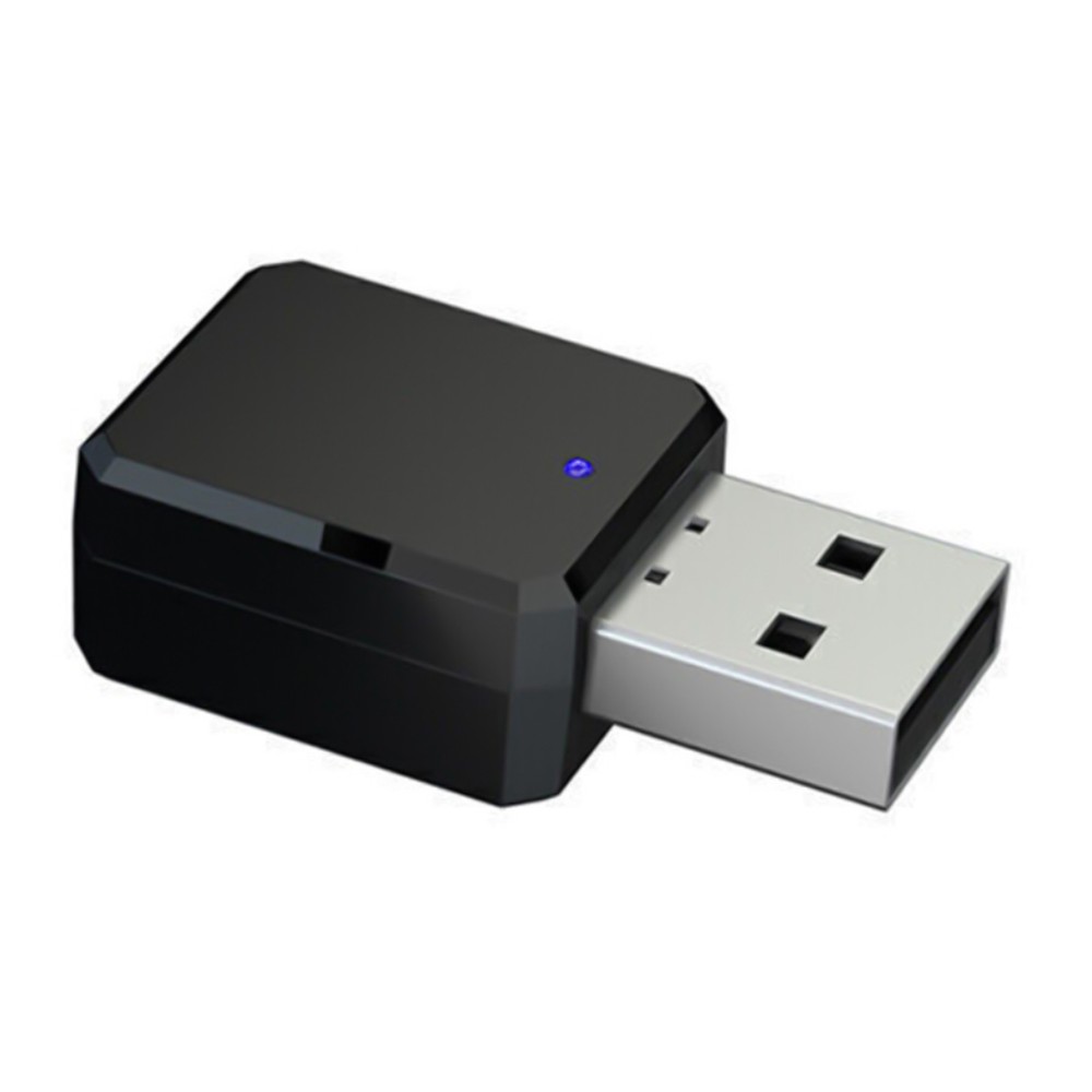 3.5mm USB Bluetooth 5.1 Audio Stereo AUX Wireless Receiver Adapter Built-in Mic