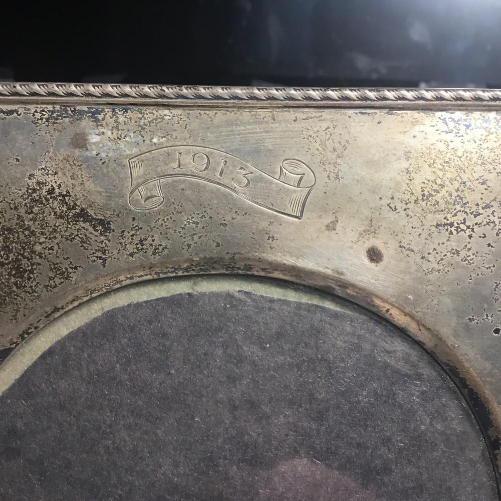 Antique Silver Golf Picture Frame/Trophy. 1913 With hallmarks