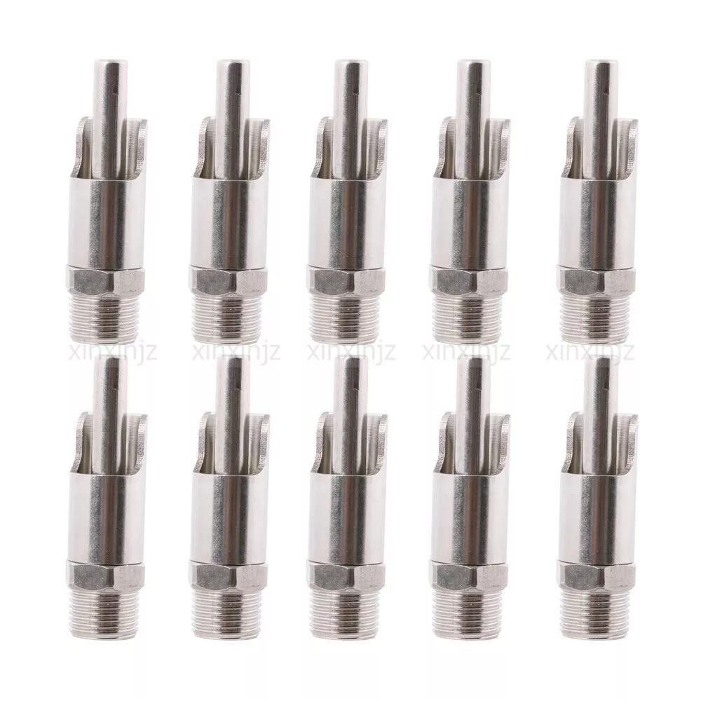 Pig Automatic Nipple Drinker Waterer Feeder 1/2" Thread Straw Type 10PCS