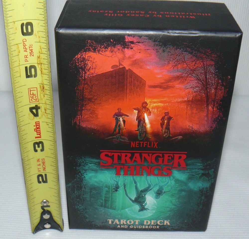 First Official Netflix Stranger Things Tarot Deck 78 Cards & Book