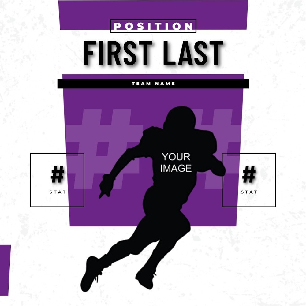 Custom Stats Sports Graphic