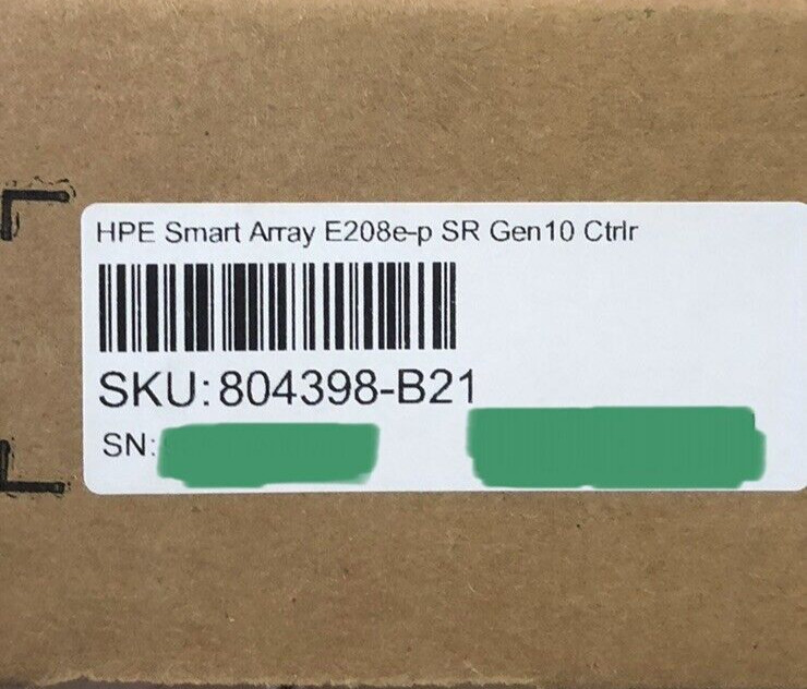 HPE E208e-p Smart Array SR Gen10/Plus/V2 RAID/HBA External Adapter PCIe New Pull